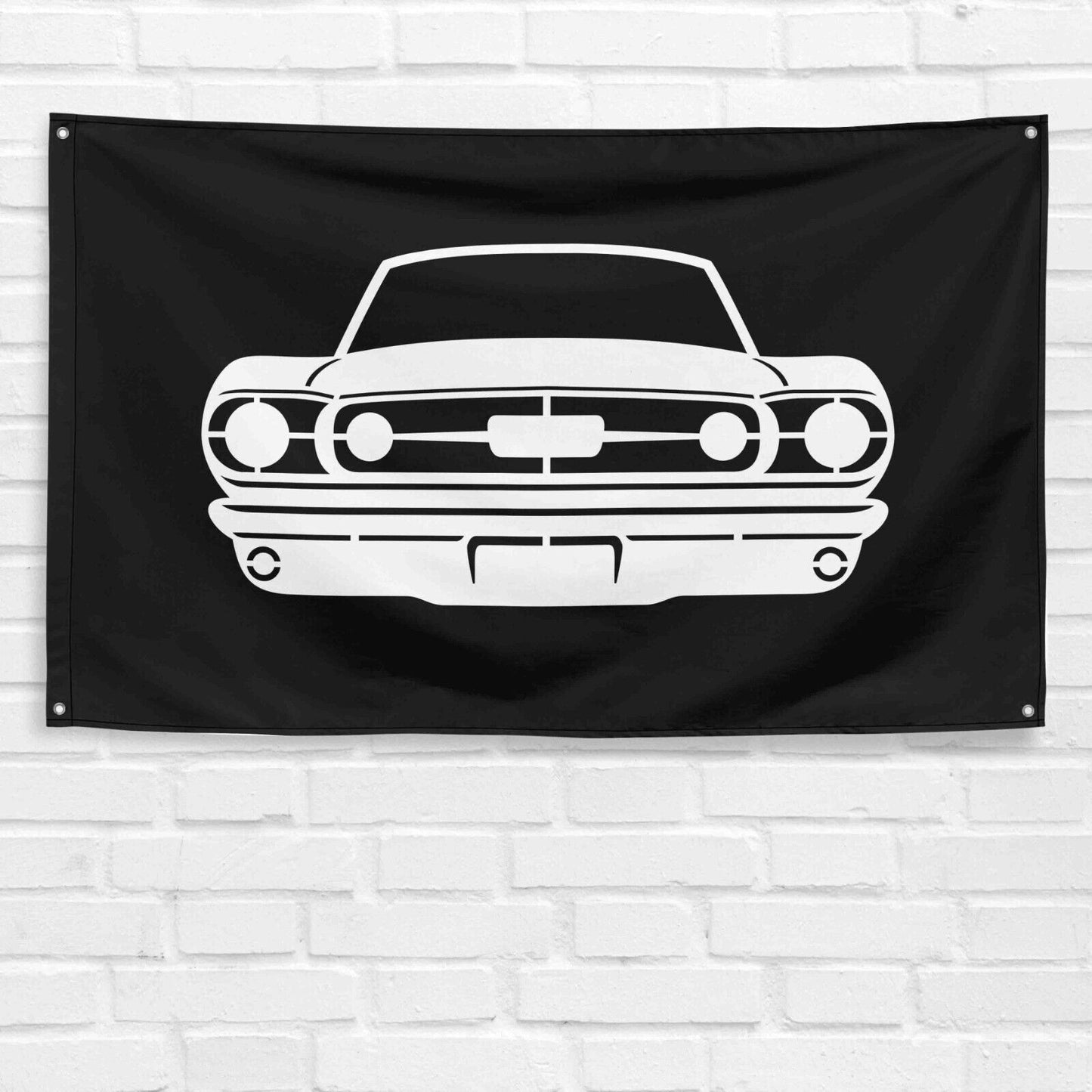 For Mustang Car Enthusiast 3x5 ft Flag Grandpa Dad Son Birthday Gift Man Cave Garage Wall Decor Banner