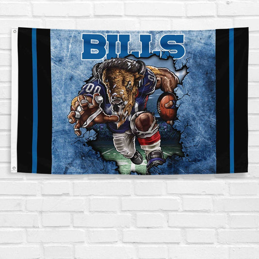 For Buffalo Bills Fans 3x5 ft Flag NFL Football Champions Wall Decor Banner