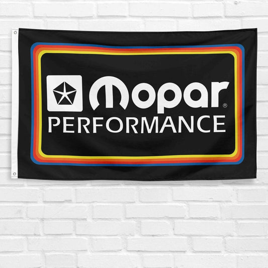 For Mopar Enthusiasts 3x5 ft Flag Performance Motor Parts Garage Racing Banner