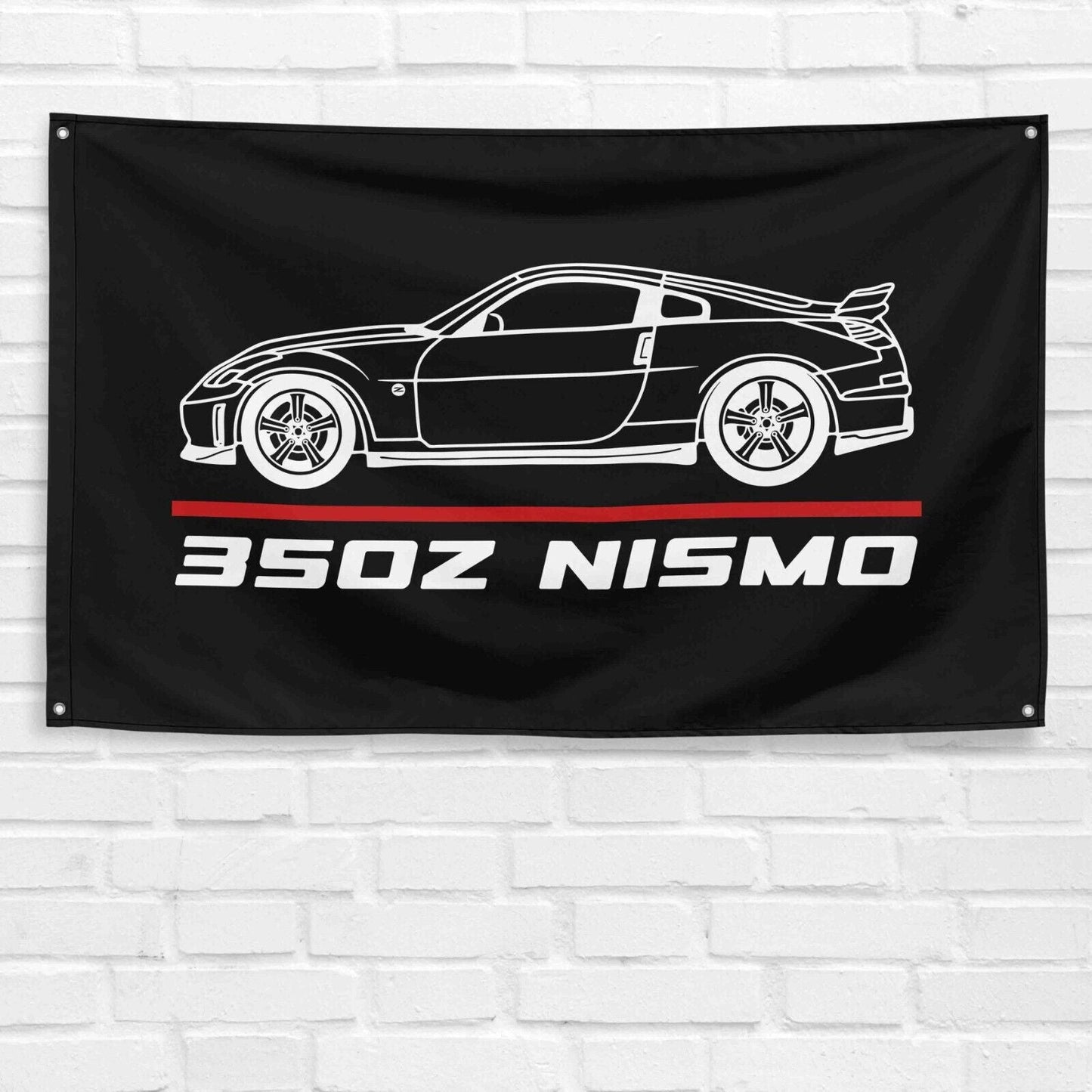 For 350Z Nismo Car Enthusiast 3x5 ft Flag Grandpa Dad Son Birthday Gift Man Cave Garage Wall Decor Banner