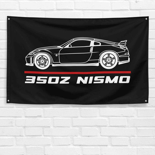 For 350Z Nismo Car Enthusiast 3x5 ft Flag Grandpa Dad Son Birthday Gift Man Cave Garage Wall Decor Banner