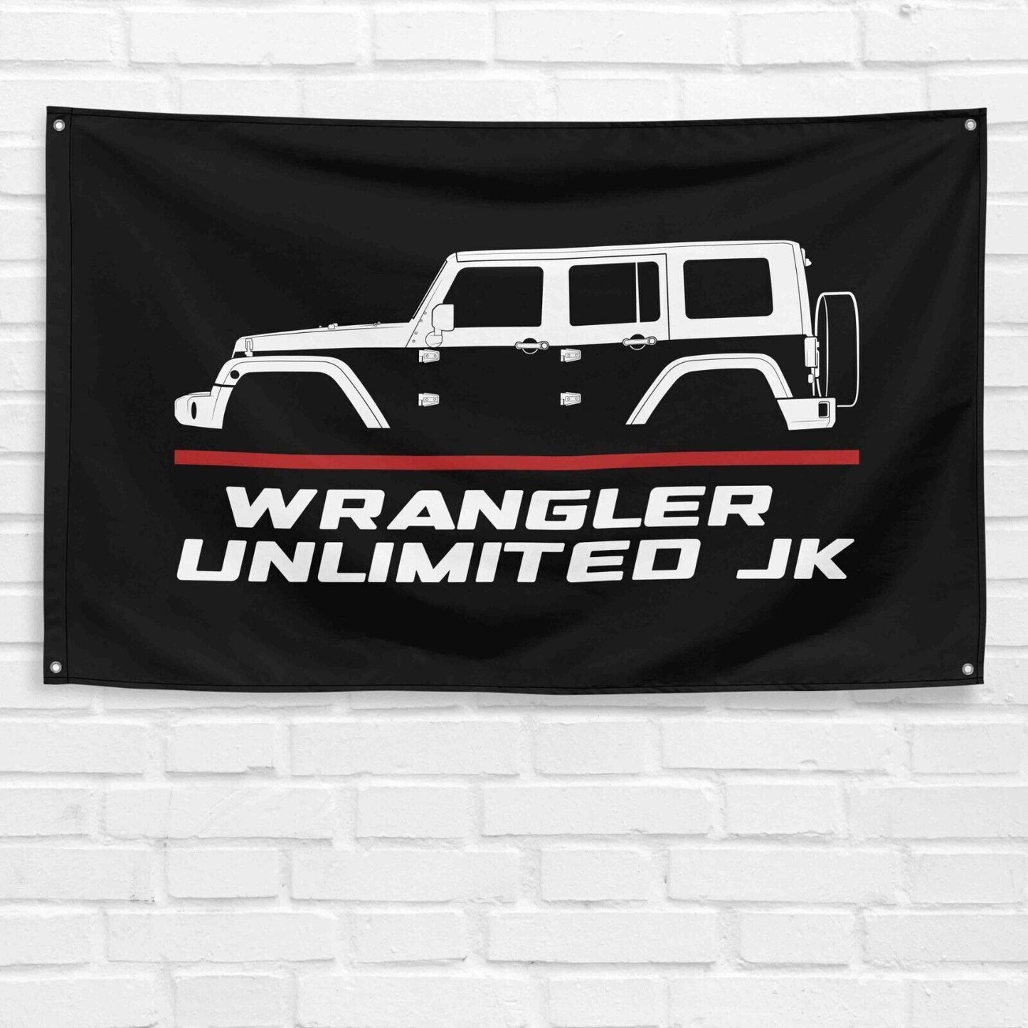 For Jeep Wrangler Unlimited JK 2007-2018 Enthusiast 3x5 ft Flag Gift Banner