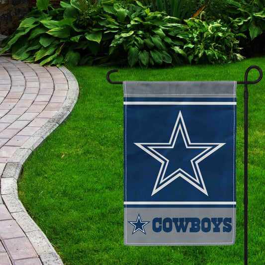 For Dallas Cowboys Football Fans 12x18 Garden Flag Double Sided Yard Banner