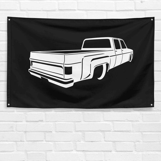 For Dually Truck Enthusiast 3x5 ft Flag Grandpa Dad Son Birthday Gift Man Cave Garage Wall Decor Banner