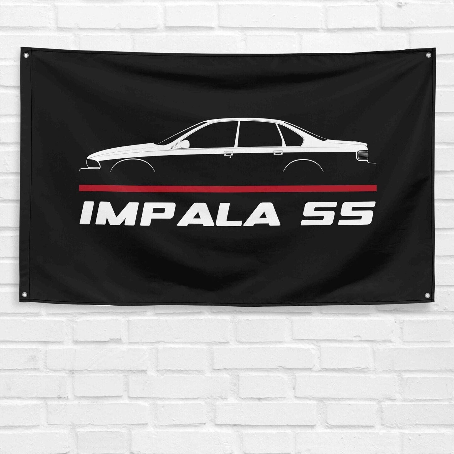 For Impala SS 1994-1996 Car Enthusiast 3x5 ft Flag Grandpa Dad Son Birthday Gift Man Cave Garage Wall Decor Banner