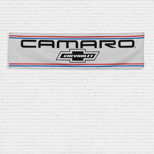 For Chevrolet Camaro Enthusiast 2x8 ft Flag Corvette Chevy Car Truck Banner