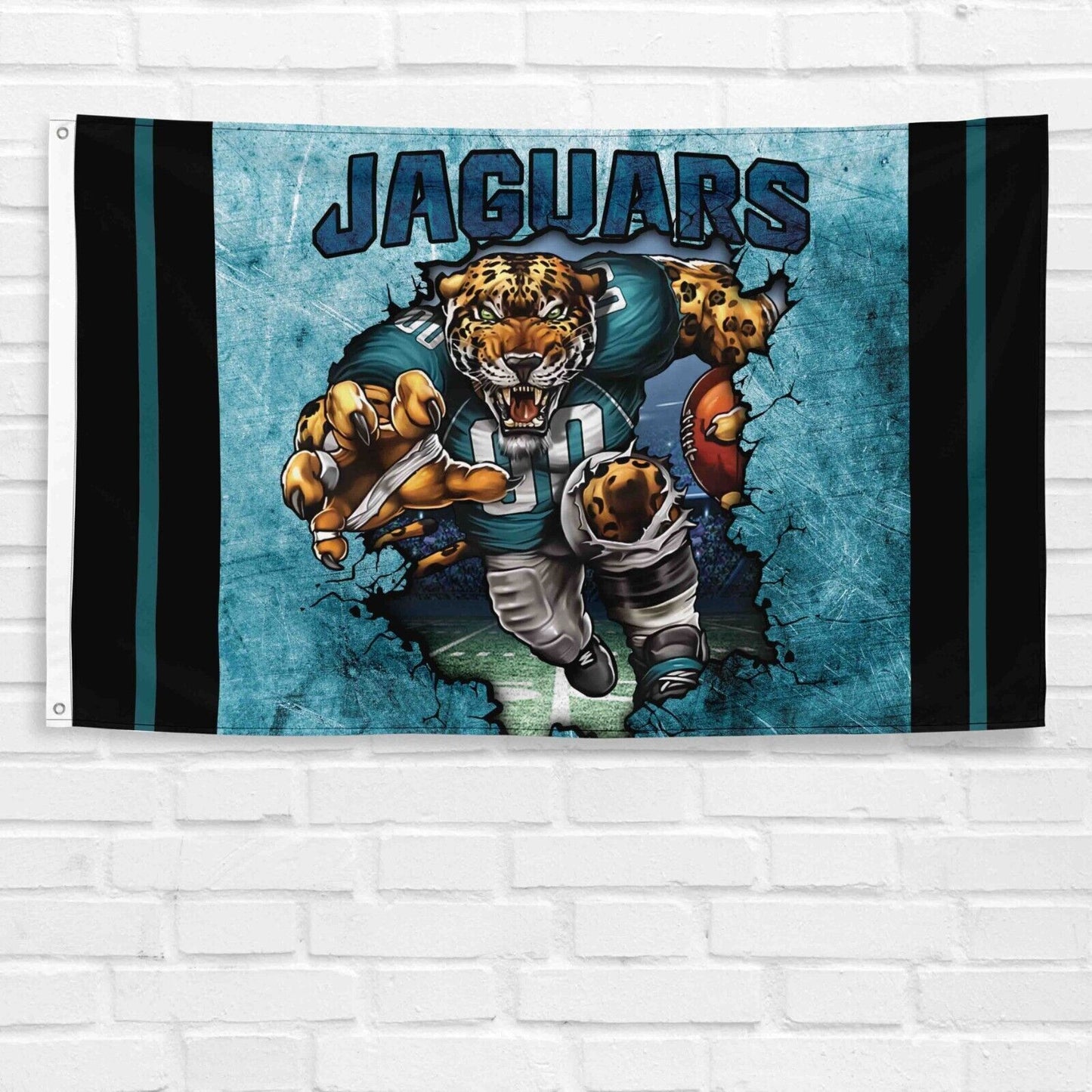 Jacksonville Jaguars 3x5 ft Flag NFL Football Champions Wall Decor Banner