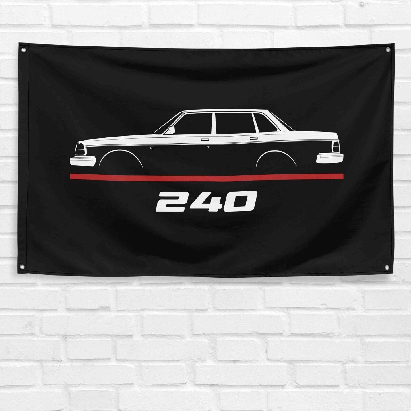 For Volvo 240 1974-1993 Car Enthusiast 3x5 ft Flag Birthday Gift Banner