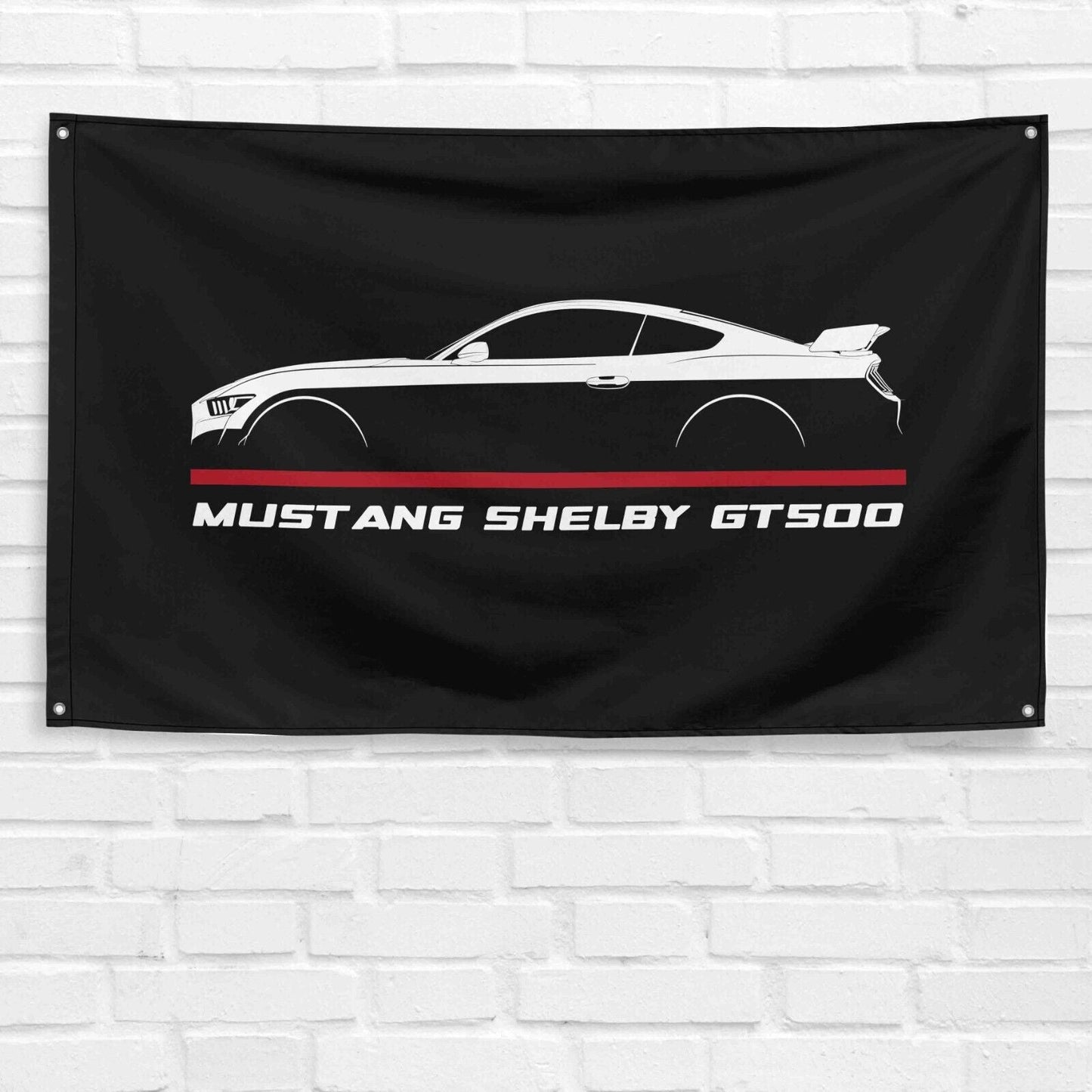 For Mustang Shelby GT500 2020-2022 Car Enthusiast 3x5 ft Flag Grandpa Dad Son Birthday Gift Man Cave Garage Wall Decor Banner