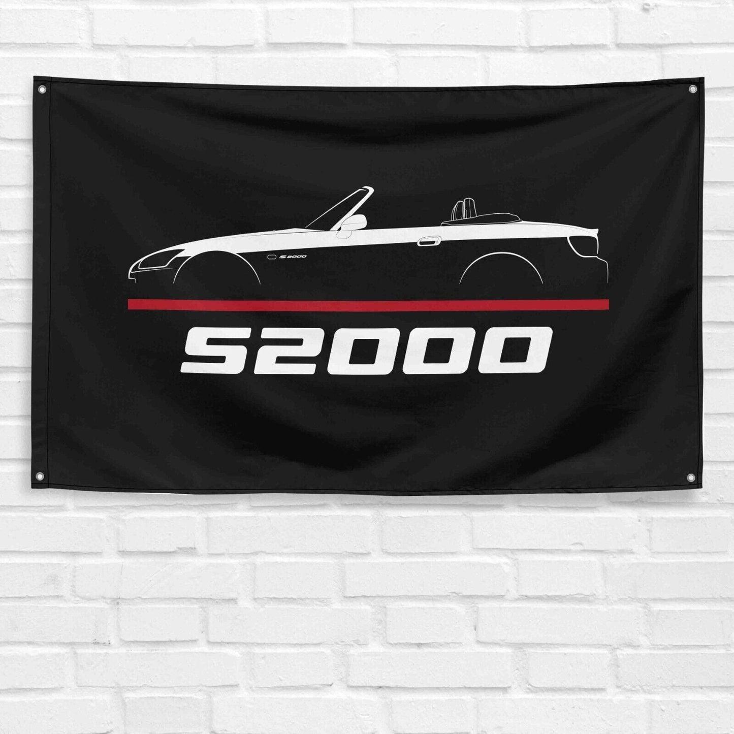 For S2000 1999-2009 Car Enthusiast 3x5 ft Flag Grandpa Dad Son Birthday Gift Man Cave Garage Wall Decor Banner