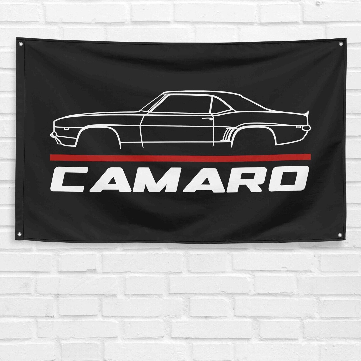 For Chevrolet Camaro 1969 Car Enthusiast 3x5 ft Flag Birthday Gift Banner