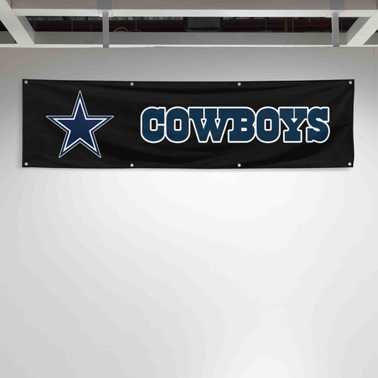 For Dallas Cowboys Football Fans 2x8 ft Flag NFL Gift Man Cave Banner