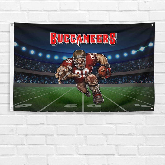 For Tampa Bay Buccaneers Football Fans 3x5 ft Mascot Flag NFL Gift Banner