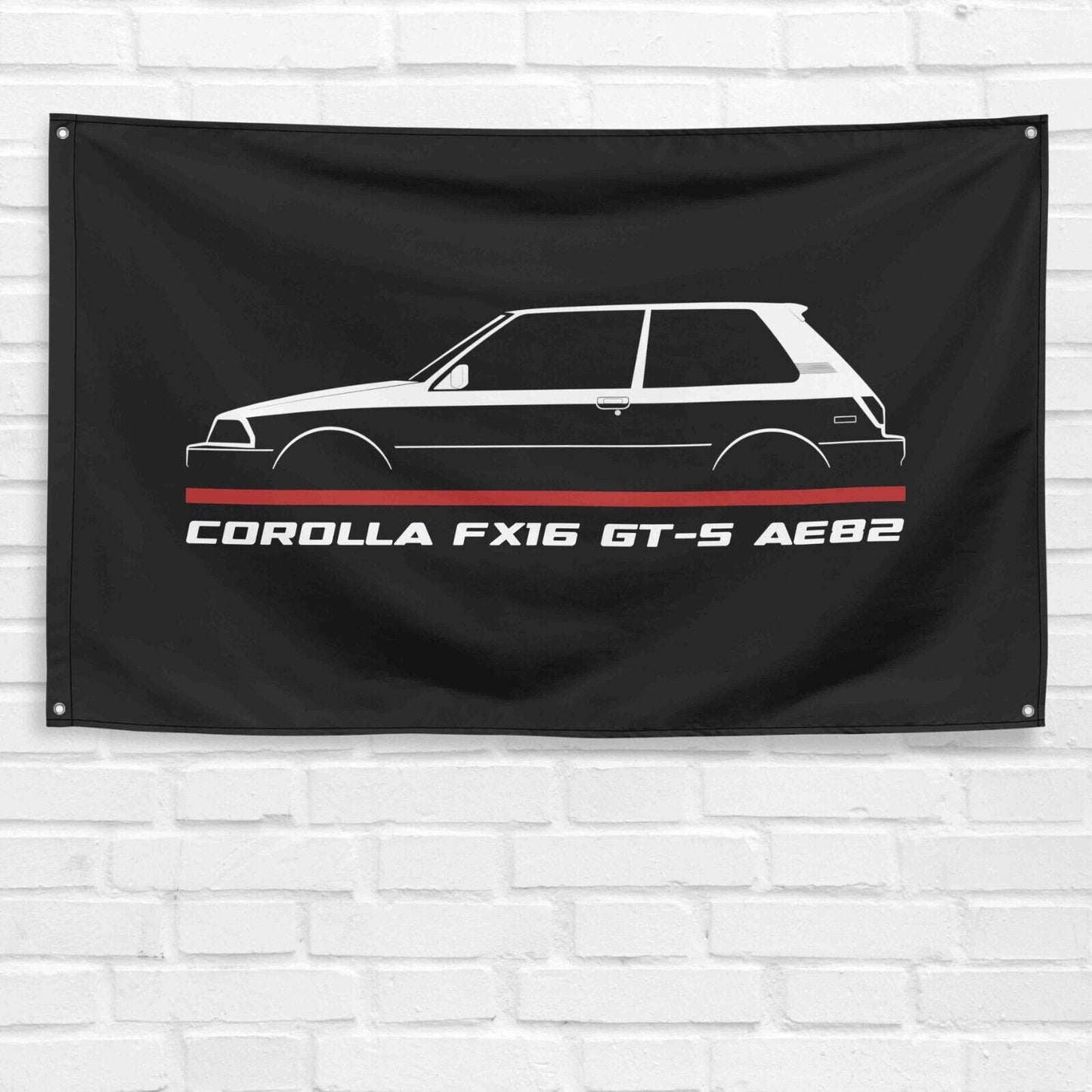 For Toyota Corolla FX16 GT-S AE82 1983-1986 Enthusiast 3x5 ft Flag Banner Gift