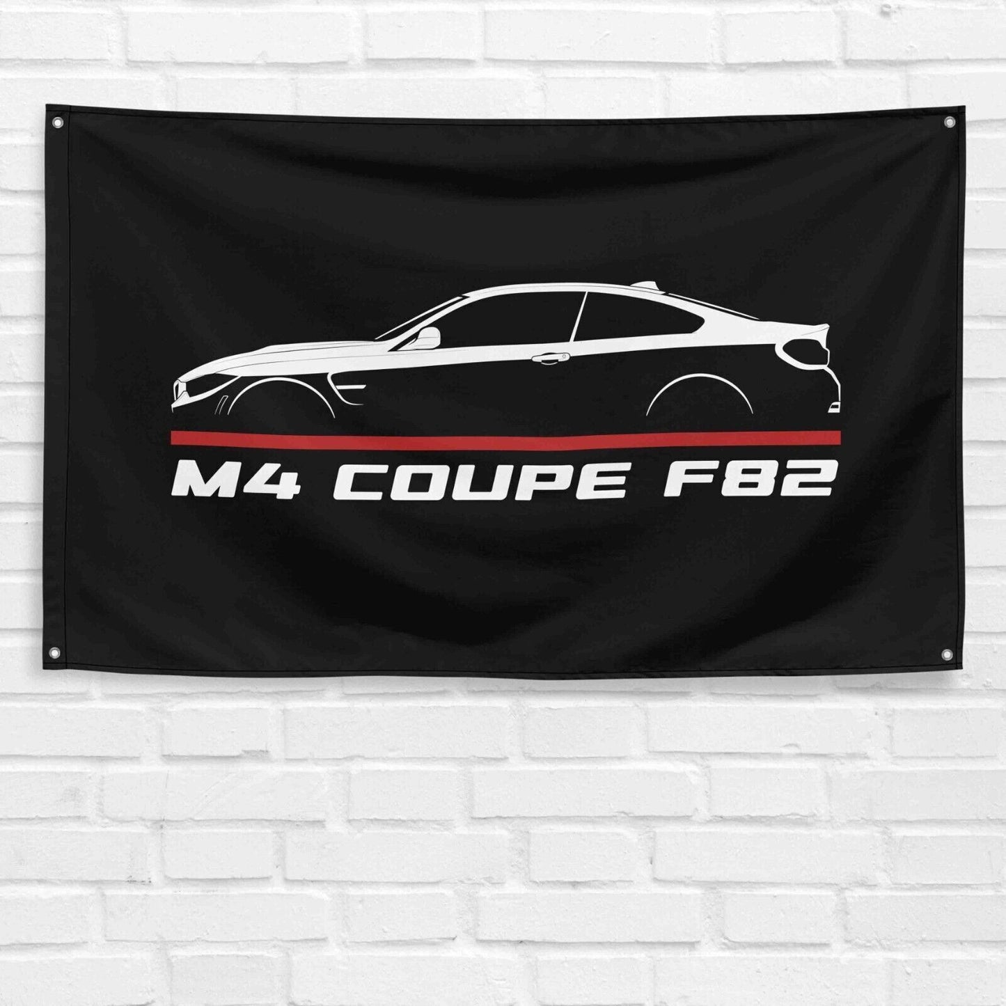 For BMW M4 Coupe F82 2013-2020 Car Enthusiast 3x5 ft Flag Gift Banner