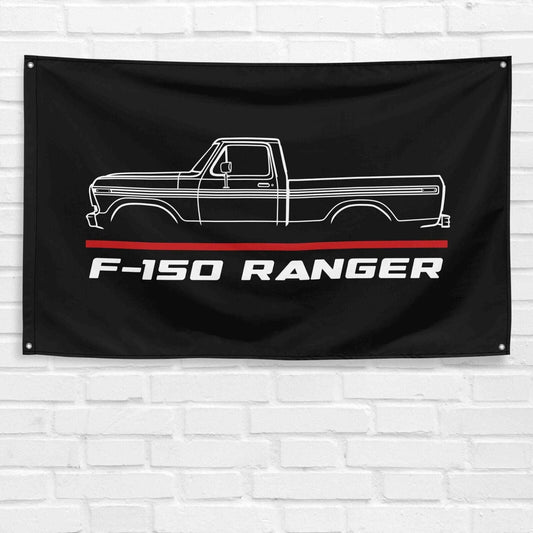 For F-150 Ranger 1979 Truck Enthusiast 3x5 ft Flag Grandpa Dad Son Birthday Gift Man Cave Garage Wall Decor Banner