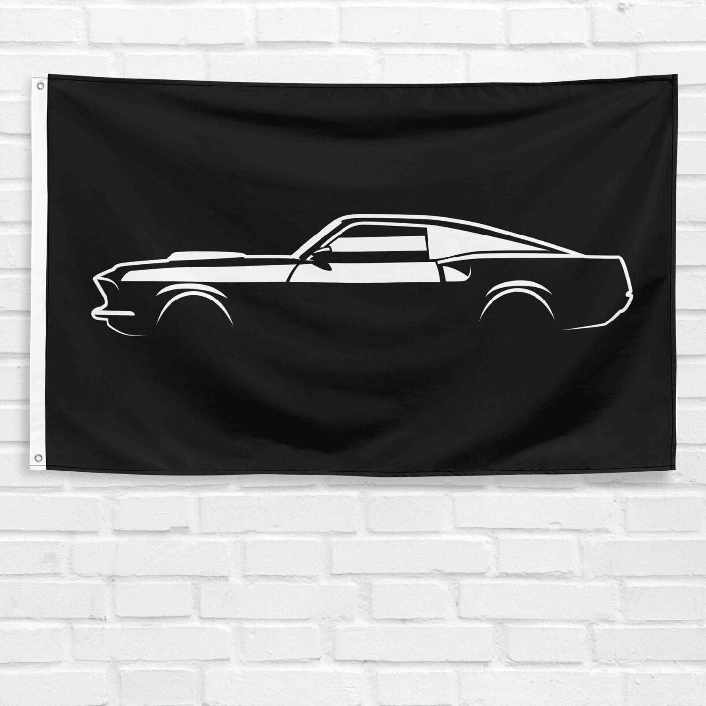 For Mustang BOSS 429 1969 Car Enthusiast 3x5 ft Flag Grandpa Dad Son Birthday Gift Man Cave Garage Wall Decor Banner