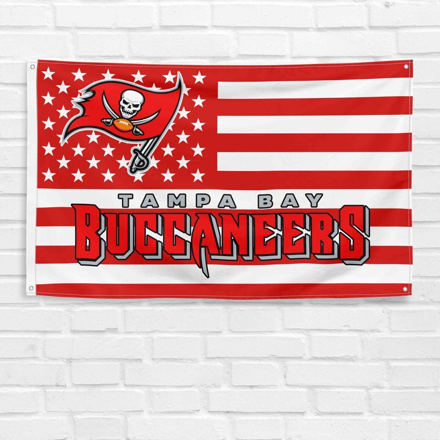 For Tampa Bay Buccaneers Football Fans 3x5 ft American Flag NFL Gift Banner