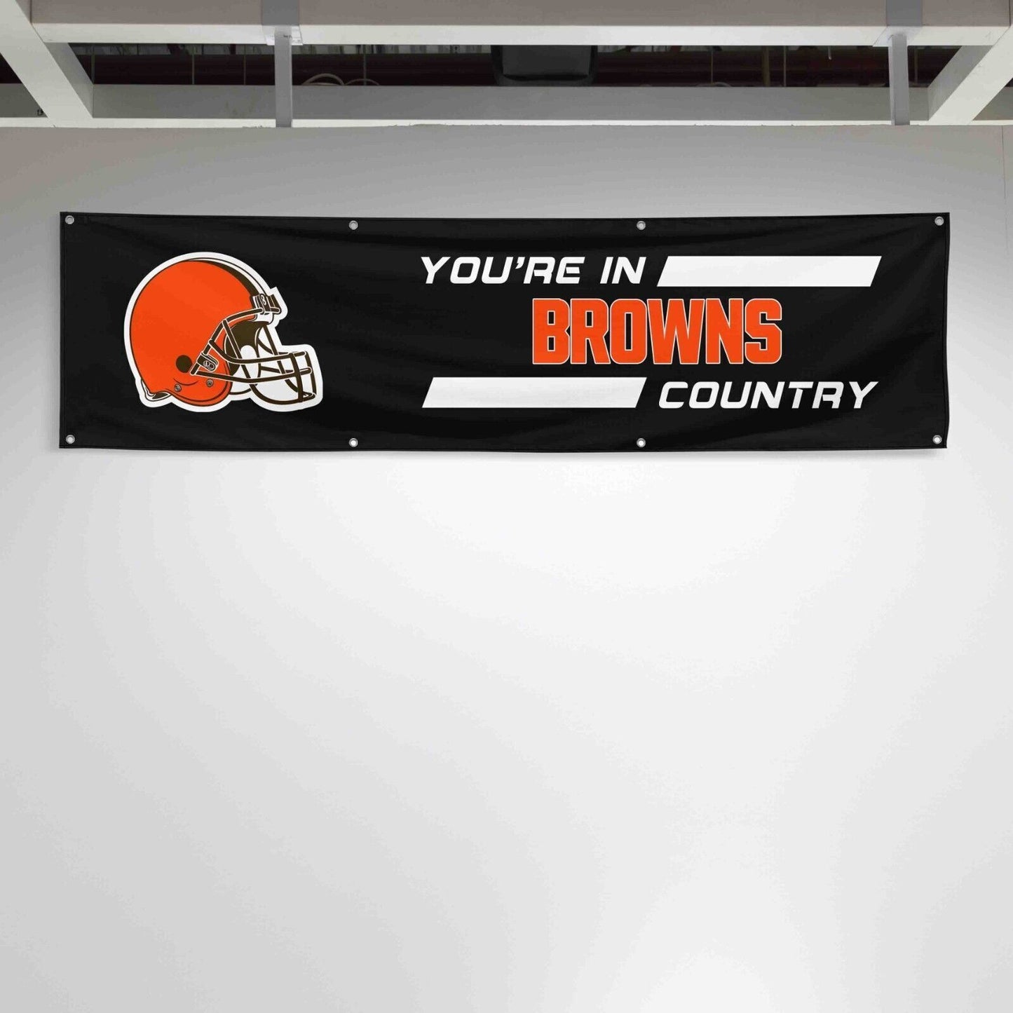 For Cleveland Browns Football Fans 2x8 ft Flag You Are In Country Gift Banner