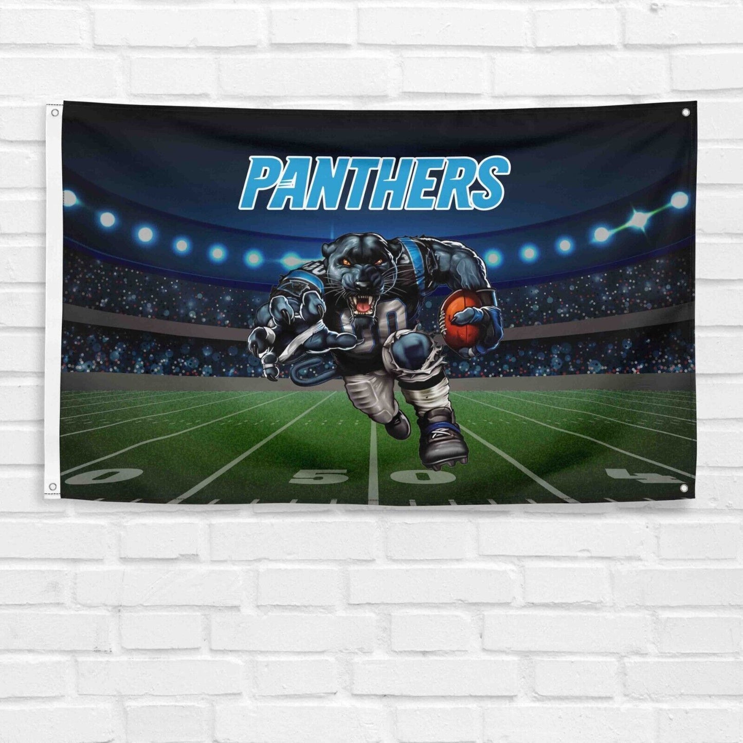 For Carolina Panthers Football Fans 3x5 ft Mascot Flag NFL Gift Banner