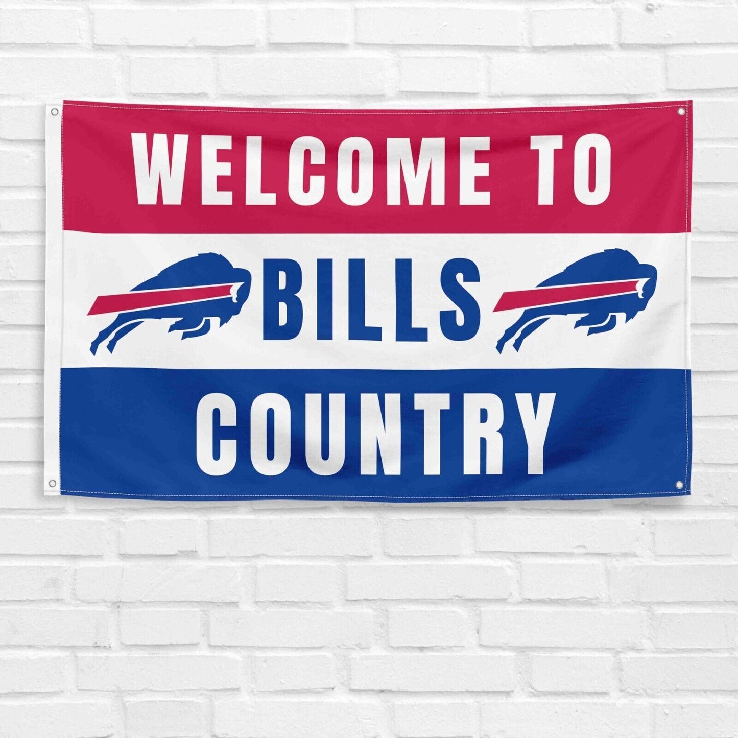 For Buffalo Bills Football Fans 3x5 ft Flag NFL Gift Welcome Banner