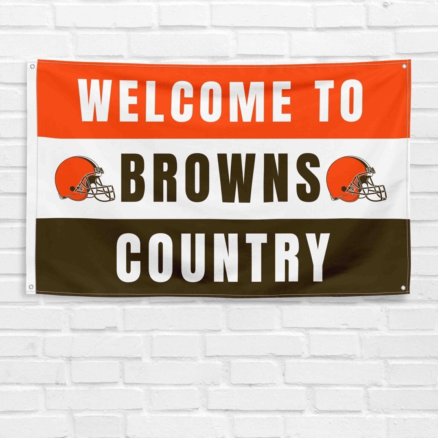 For Cleveland Browns Football Fans 3x5 ft Flag NFL Gift Welcome Banner