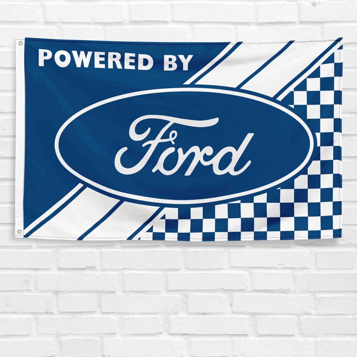 For Powered By Ford 3x5 ft Flag Shelby Cobra SVT Car Truck Racing Banner