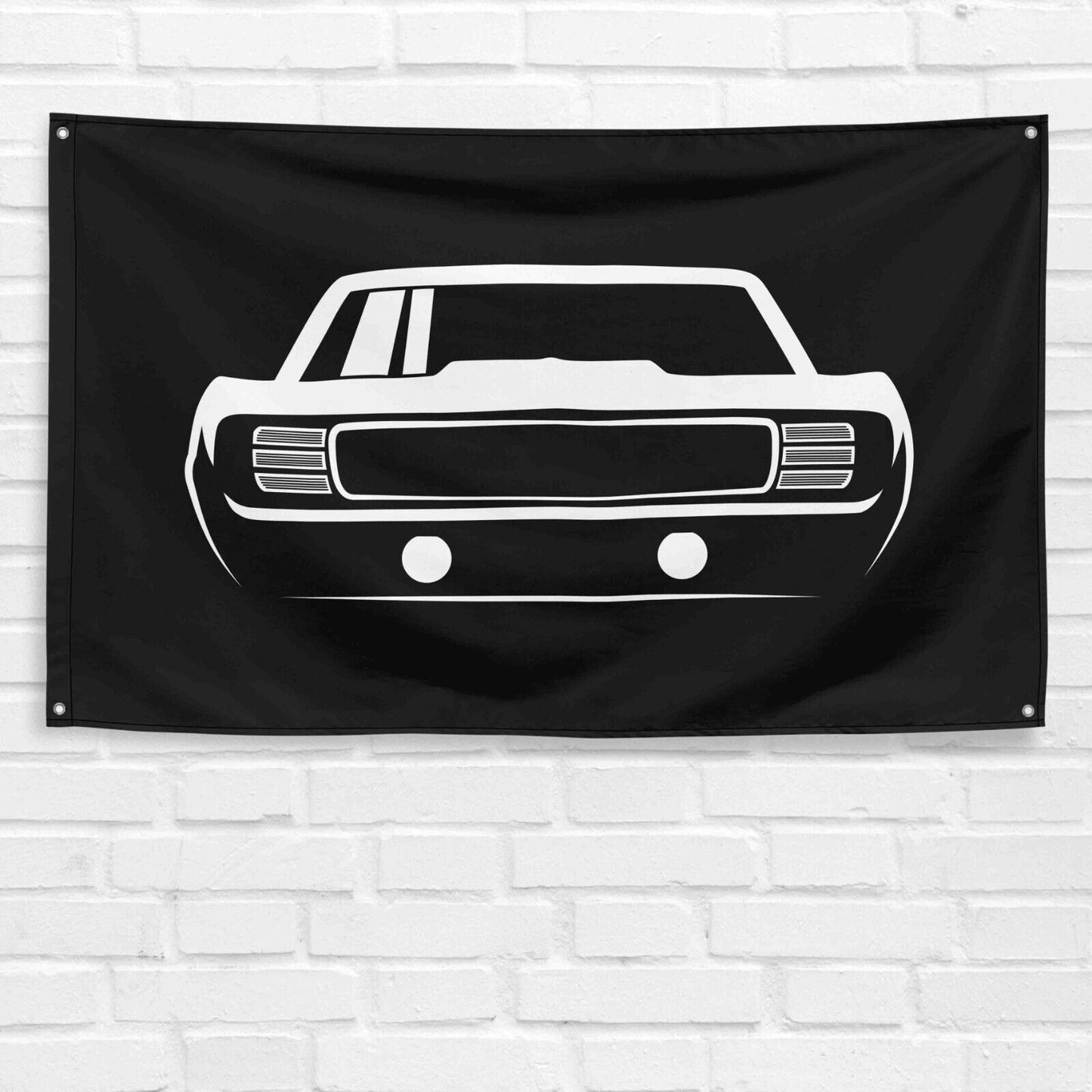 For Camaro 1st Gen Car Enthusiast 3x5 ft Flag Grandpa Dad Son Birthday Gift Man Cave Garage Wall Decor Banner