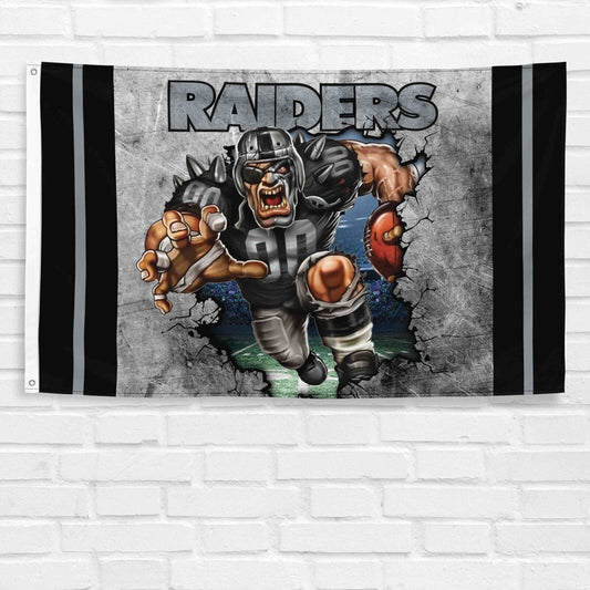 For Oakland Raiders 3x5 ft Flag Las Vegas Nation NFL Football Team Banner