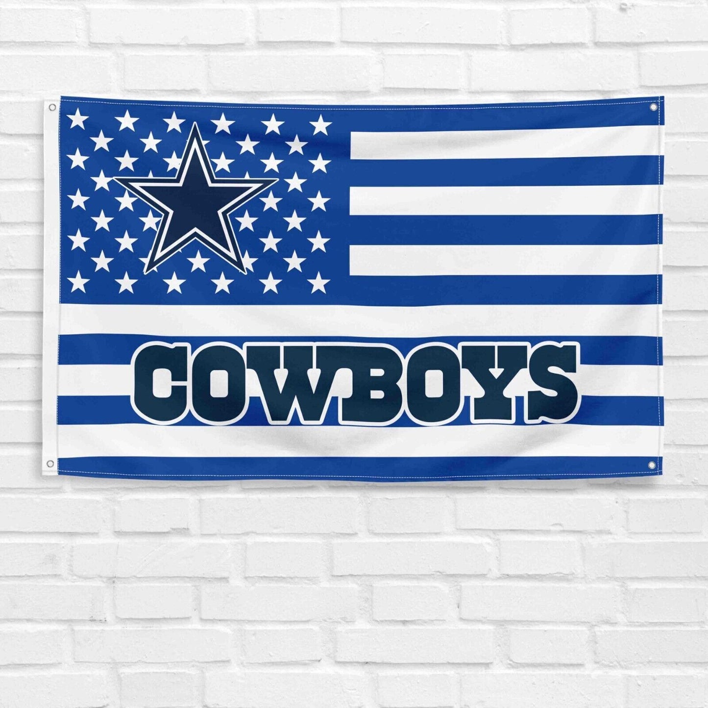 For Dallas Cowboys Football Fans 3x5 ft American Flag NFL Gift Banner