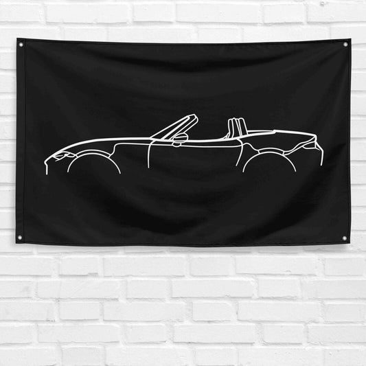 For MX5 ND Car Enthusiast 3x5 ft Flag Grandpa Dad Son Birthday Gift Man Cave Garage Wall Decor Banner