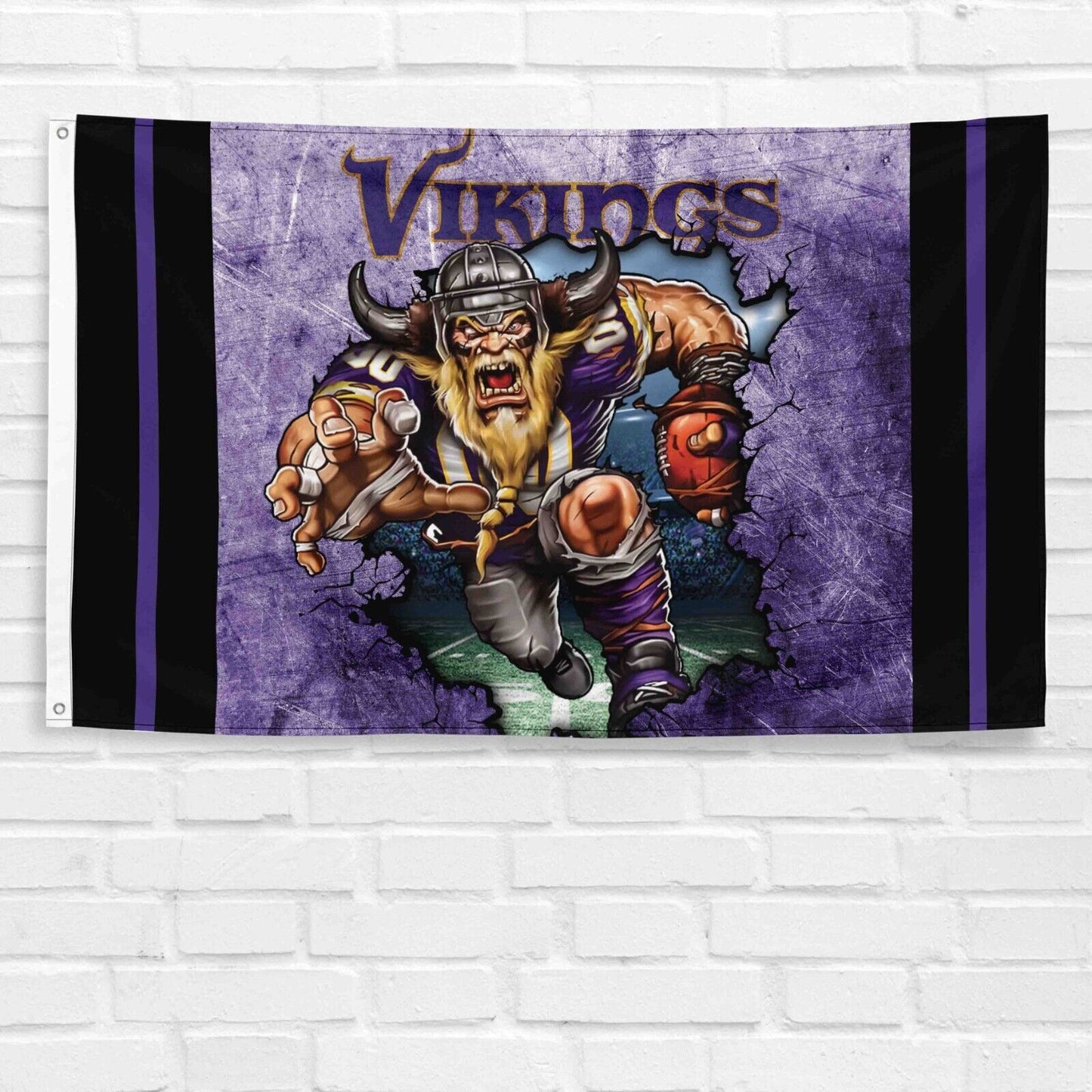 For Minnesota Vikings Fans 3x5 ft Flag NFL Football Champions Wall Decor Banner