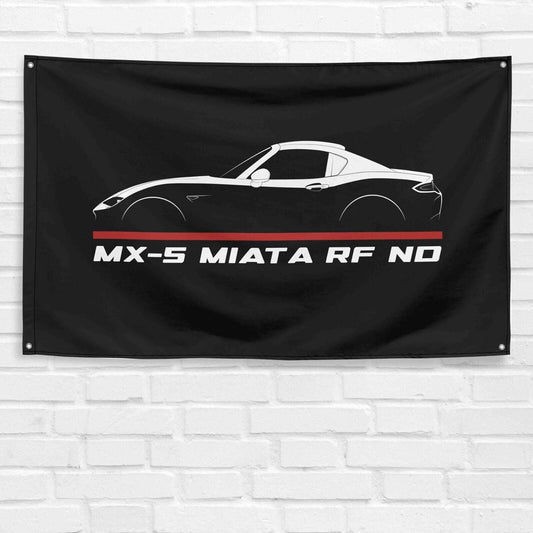 For MX-5 Miata RF ND 2016-2020 Car Enthusiast 3x5 ft Flag Grandpa Dad Son Birthday Gift Man Cave Garage Wall Decor Banner