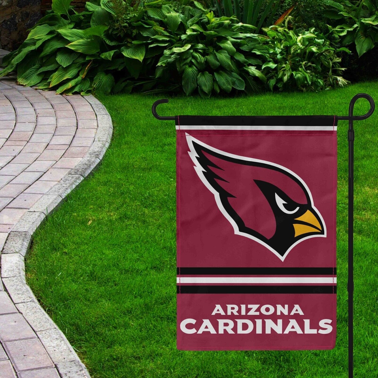 For Arizona Cardinals Football Fans 12x18 Garden Flag Double Sided Yard Banner