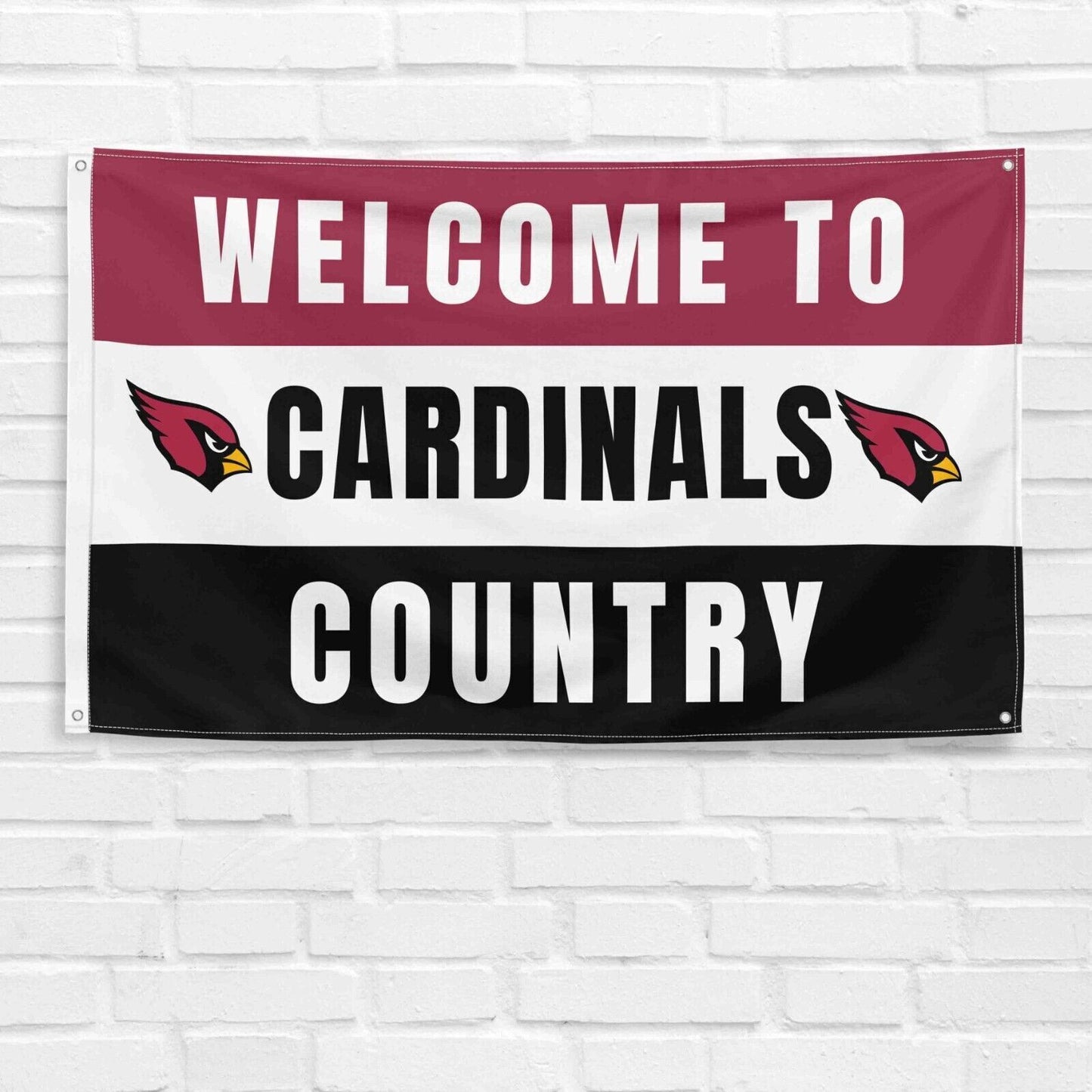 For Arizona Cardinals Football Fans 3x5 ft Flag NFL Gift Welcome Banner