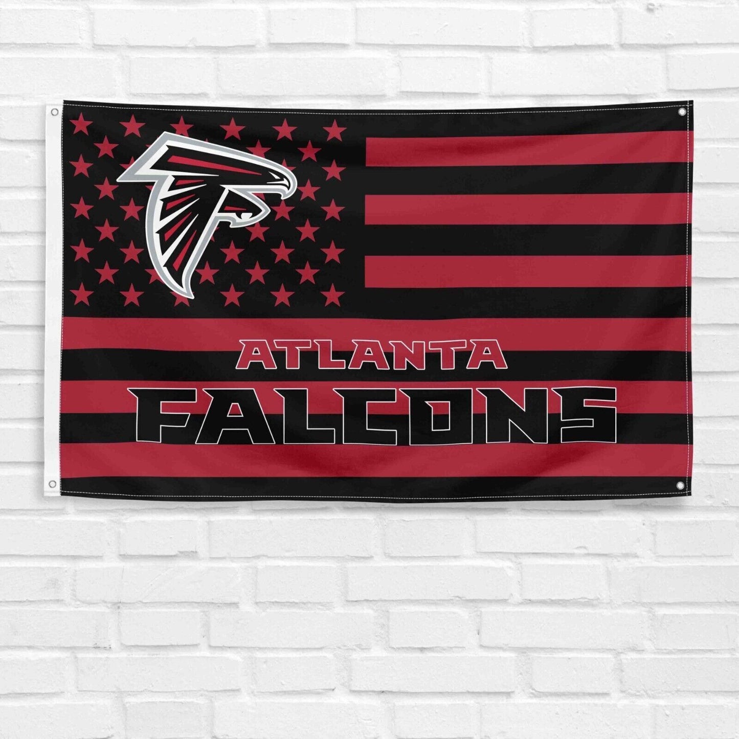 For Atlanta Falcons Football Fans 3x5 ft American Flag NFL Gift Banner