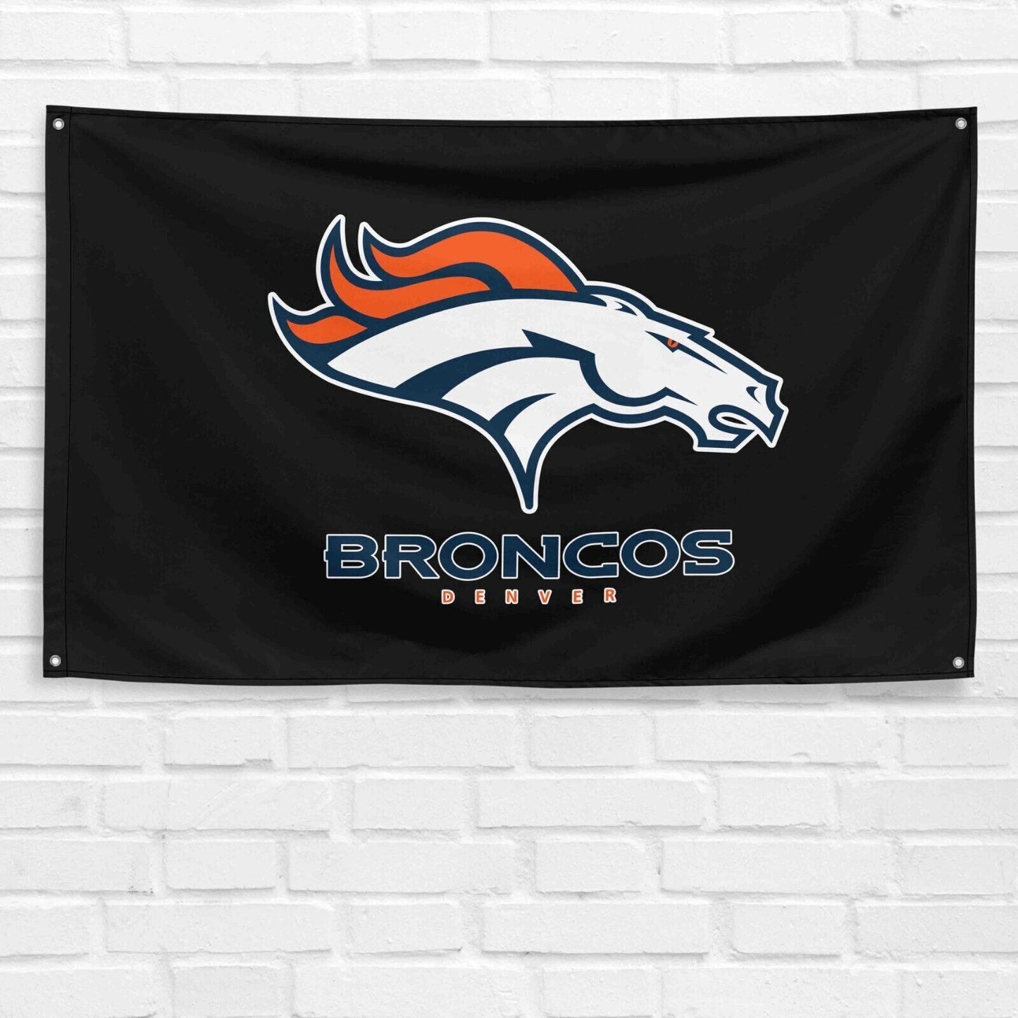 For Denver Broncos Football Fans 3x5 ft Mascot Flag NFL Gift Banner