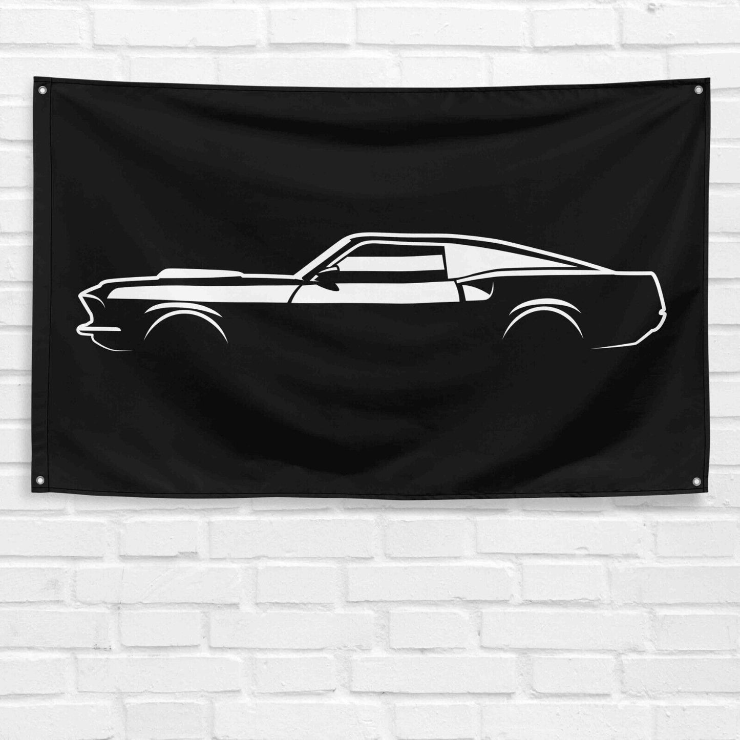 For Mustang BOSS 429 1969 Car Enthusiast 3x5 ft Flag Grandpa Dad Son Birthday Gift Man Cave Garage Wall Decor Banner