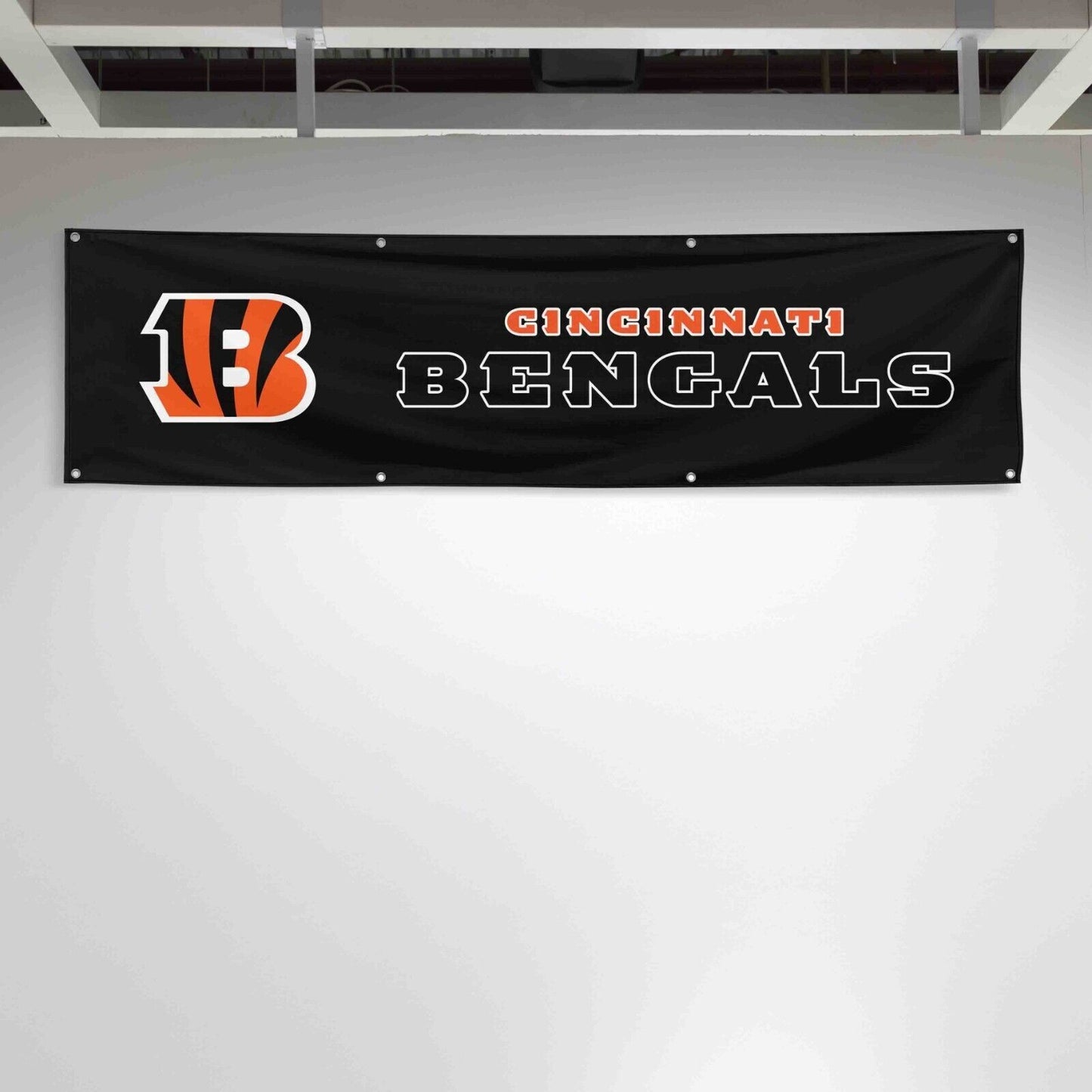 For Cincinnati Bengals Football Fans 2x8 ft Flag NFL Gift Man Cave Banner