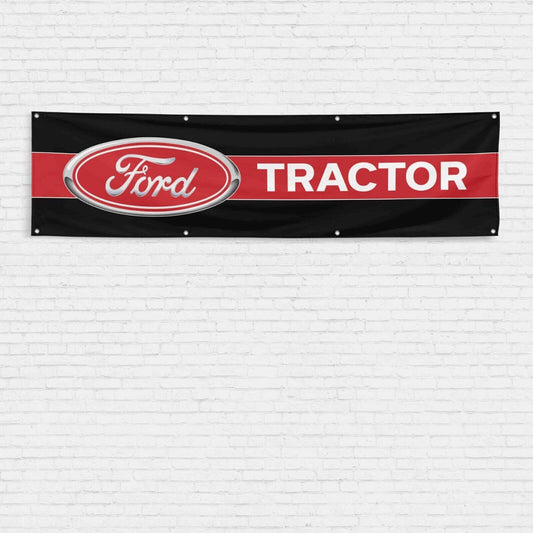 For Ford Tractor Enthusiast 2x8 ft Flag Farm Truck Garage Wall Decor Banner