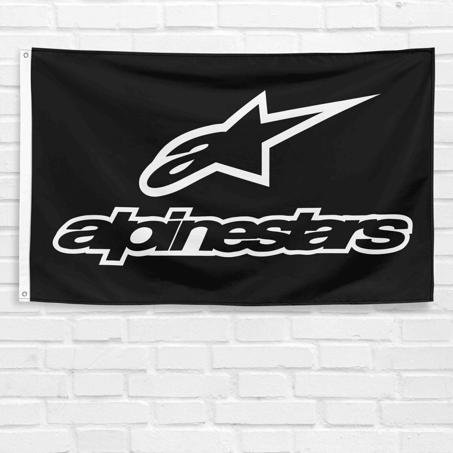 For Alpinestars Motorsports 3x5 ft Flag Moto GP Motorcycle Bikes Racing Banner