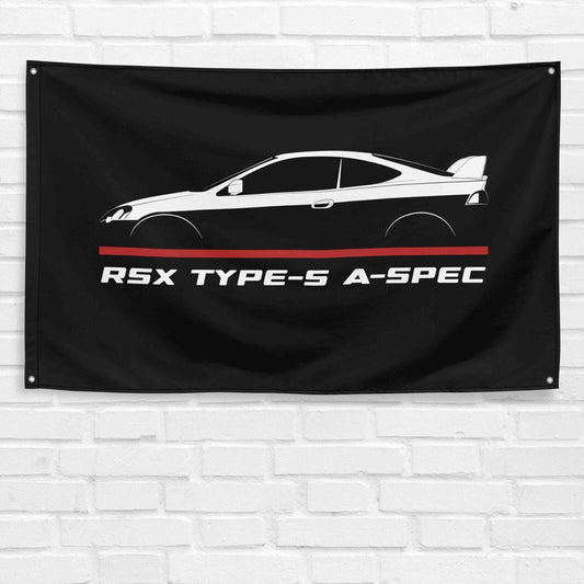 For Acura RSX Type-S A-Spec 2005-2006 Car Enthusiast 3x5 ft Flag Gift Banner