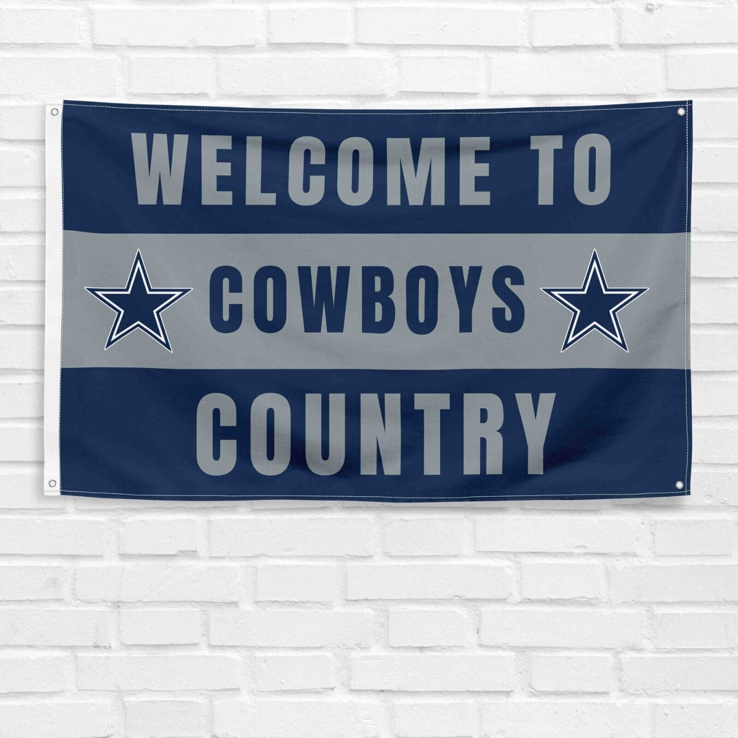 For Dallas Cowboys Football Fans 3x5 ft Flag NFL Gift Welcome Banner