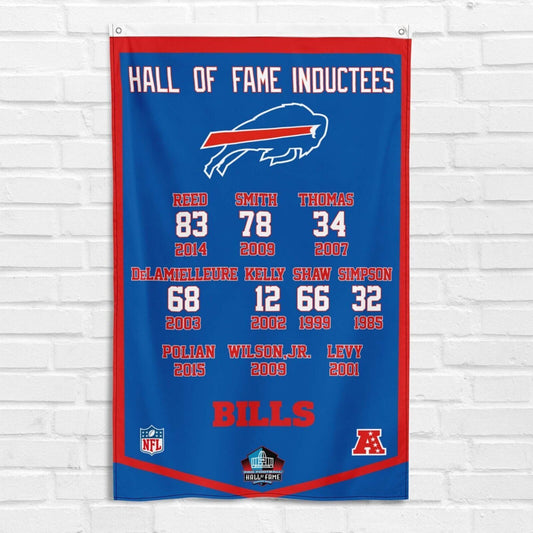 For Buffalo Bills Hall of Fame Inductees Fans 3x5 ft Flag Mafia AFL NFL Banner