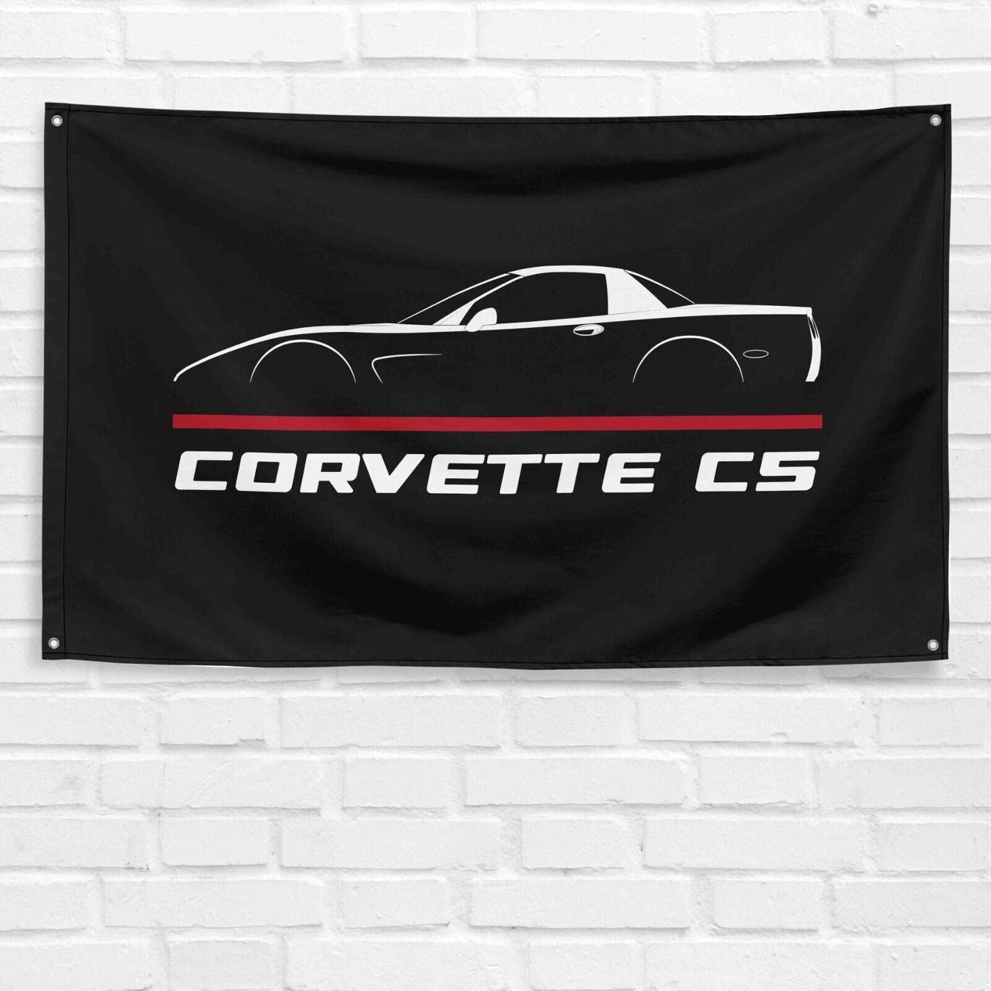 For Corvette C5 1997-2004 Car Enthusiast 3x5 ft Flag Grandpa Dad Son Birthday Gift Man Cave Garage Wall Decor Banner