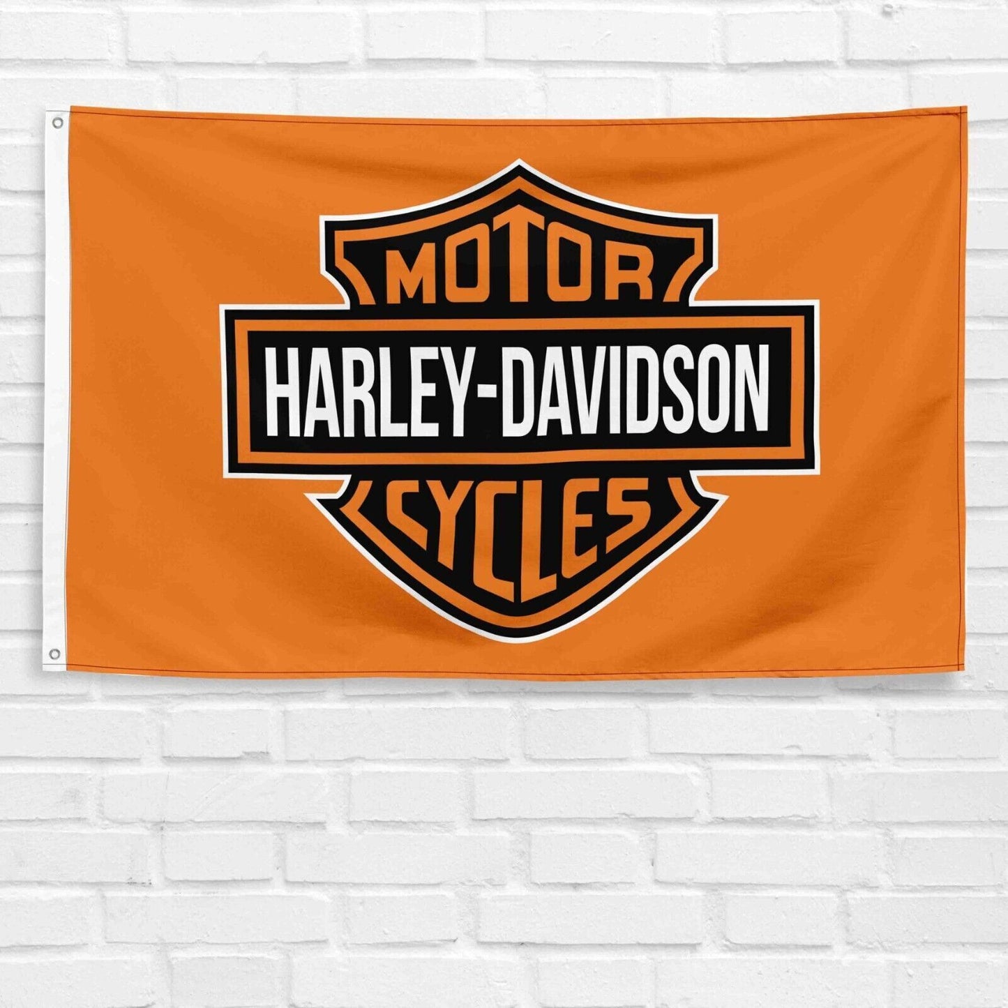 For Harley Davidson Motorcycle Enthusiast 3x5 ft Flag Vintage Garage Wall Banner