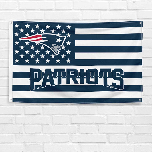 For New England Patriots Football Fans 3x5 ft American Flag NFL Gift Banner