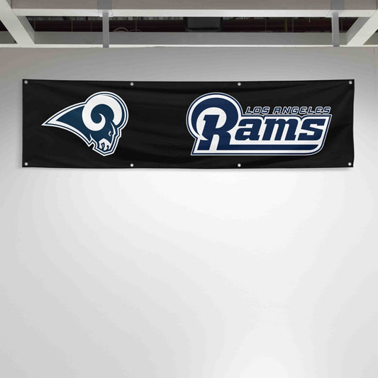 For Los Angeles Rams Football Fans 2x8 ft Flag NFL Gift Man Cave Banner