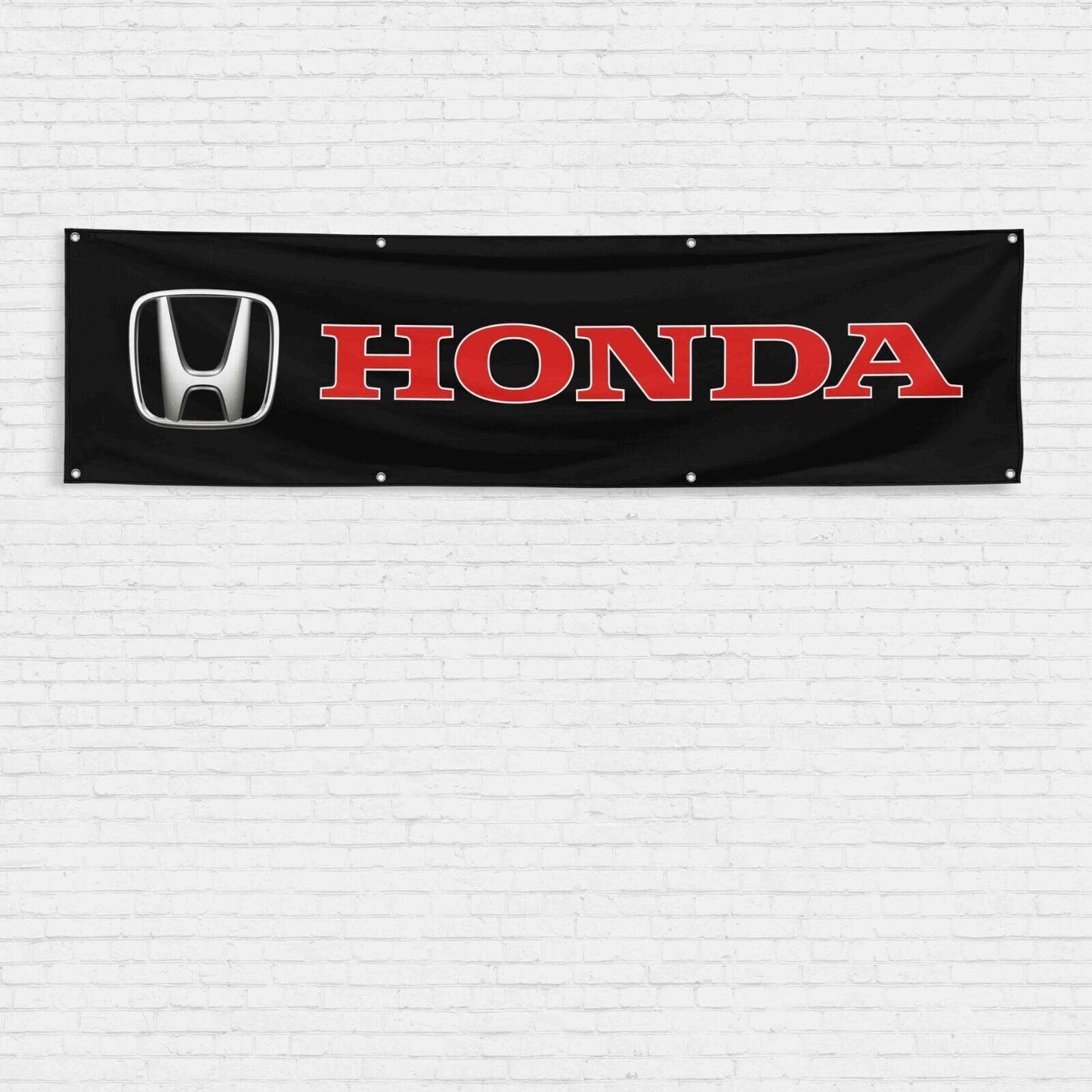 For Honda Car Enthusiast 2x8 ft Flag Racing Show Garage Man Cave Banner