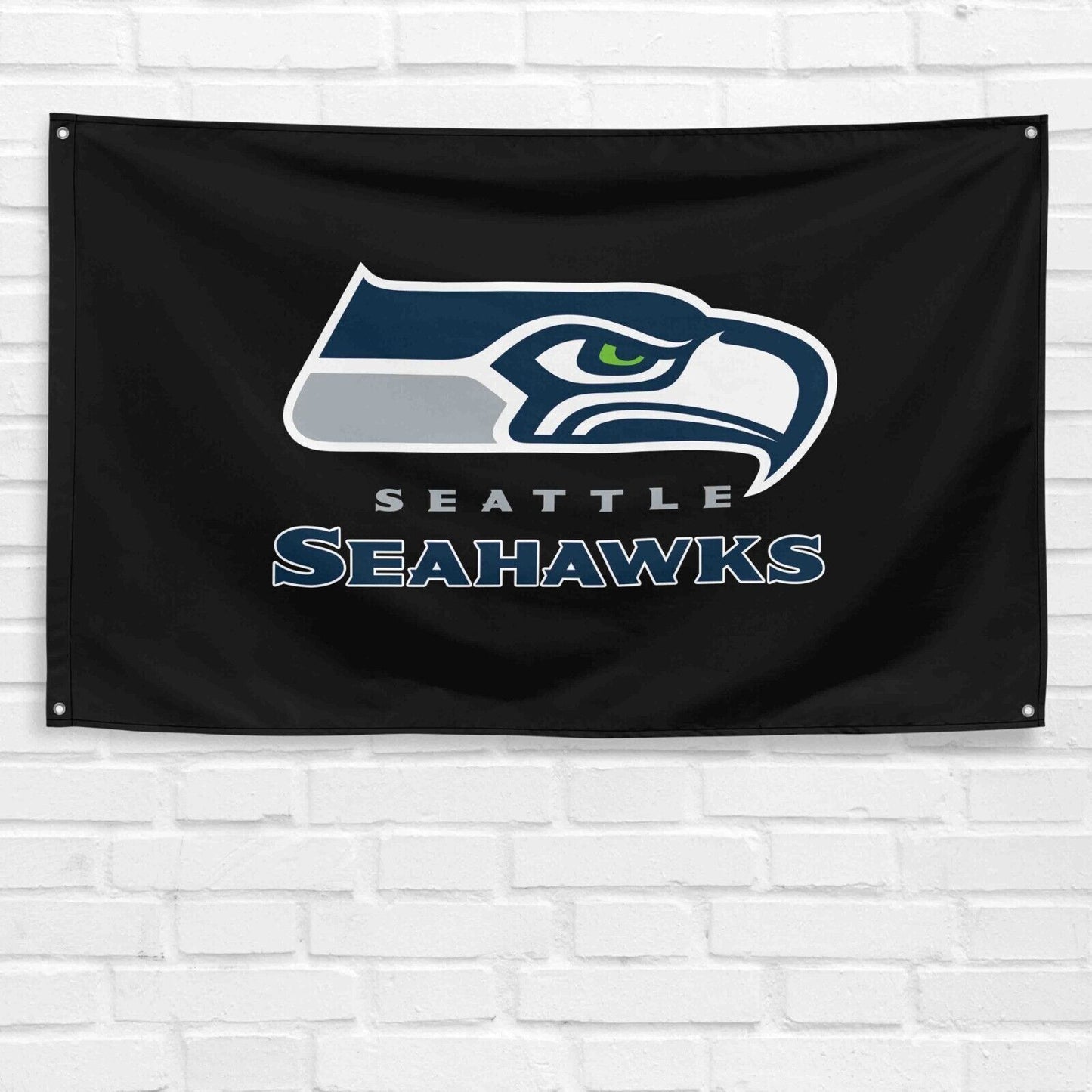 For Seattle Seahawks Football Fans 3x5 ft Mascot Flag NFL Gift Banner